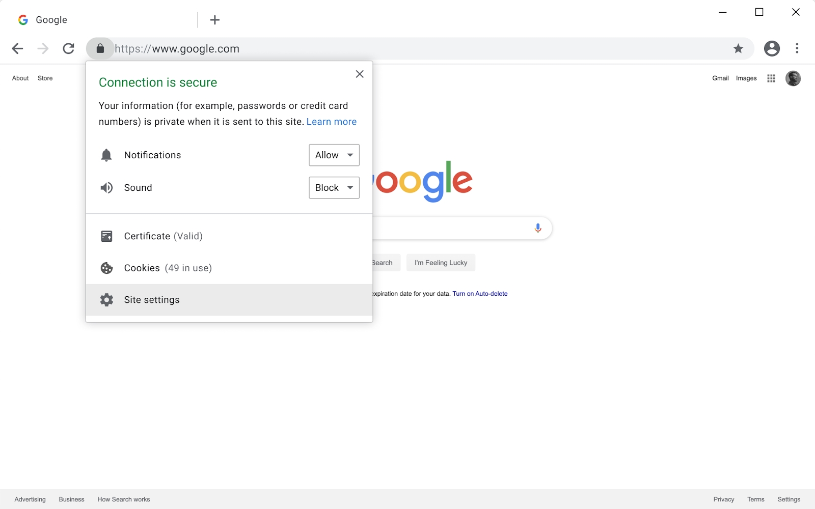 Chrome google