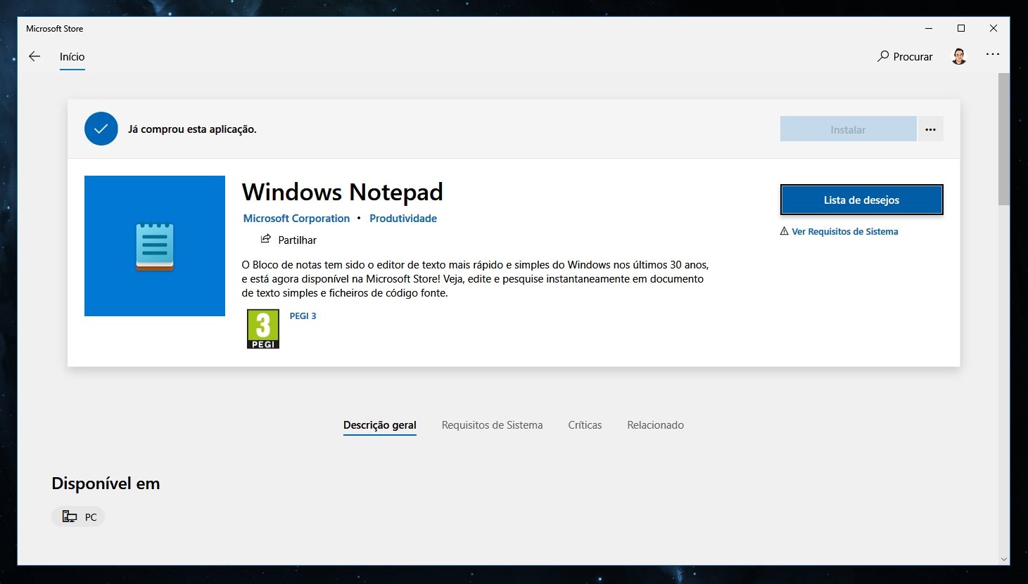 Windows Notepad Microsoft Store