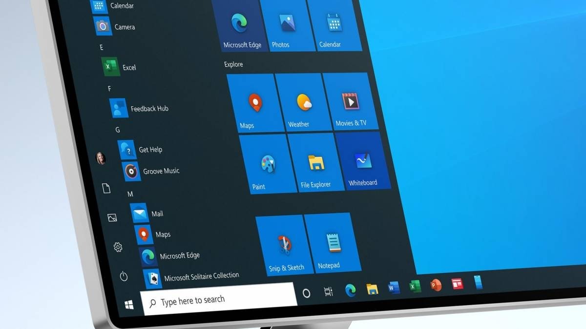 Windows 10 ecrã