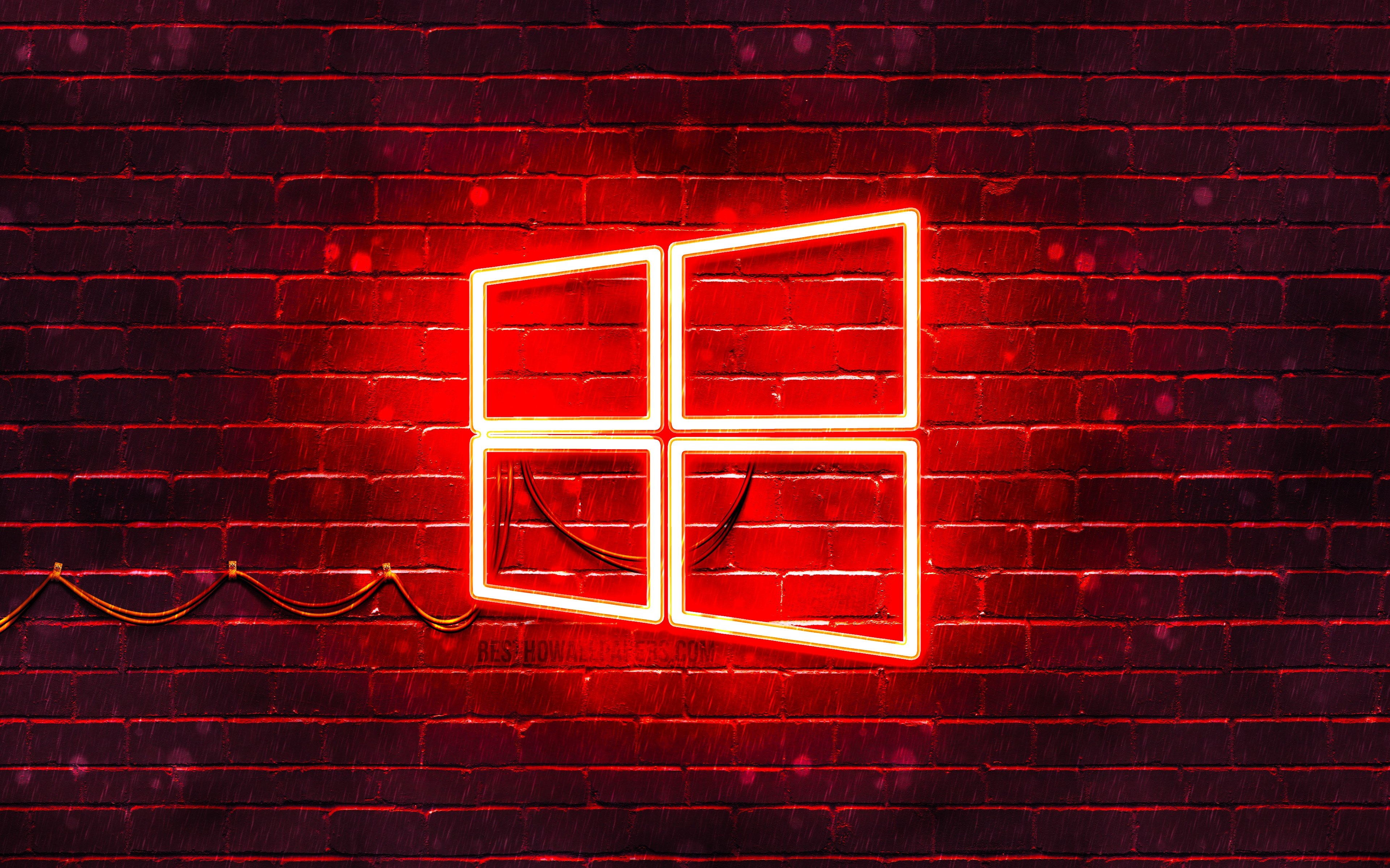 Windows 10 vermelho