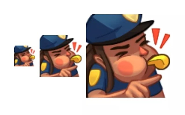 Twitch emoji cop