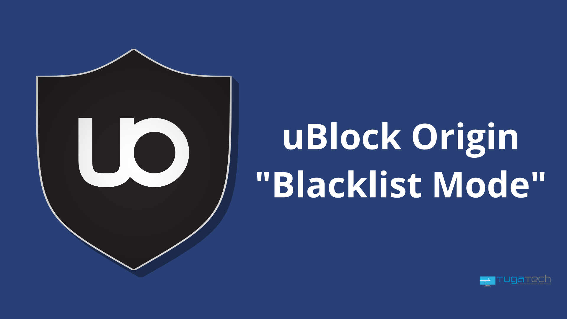uBlock origin em blacklist mode