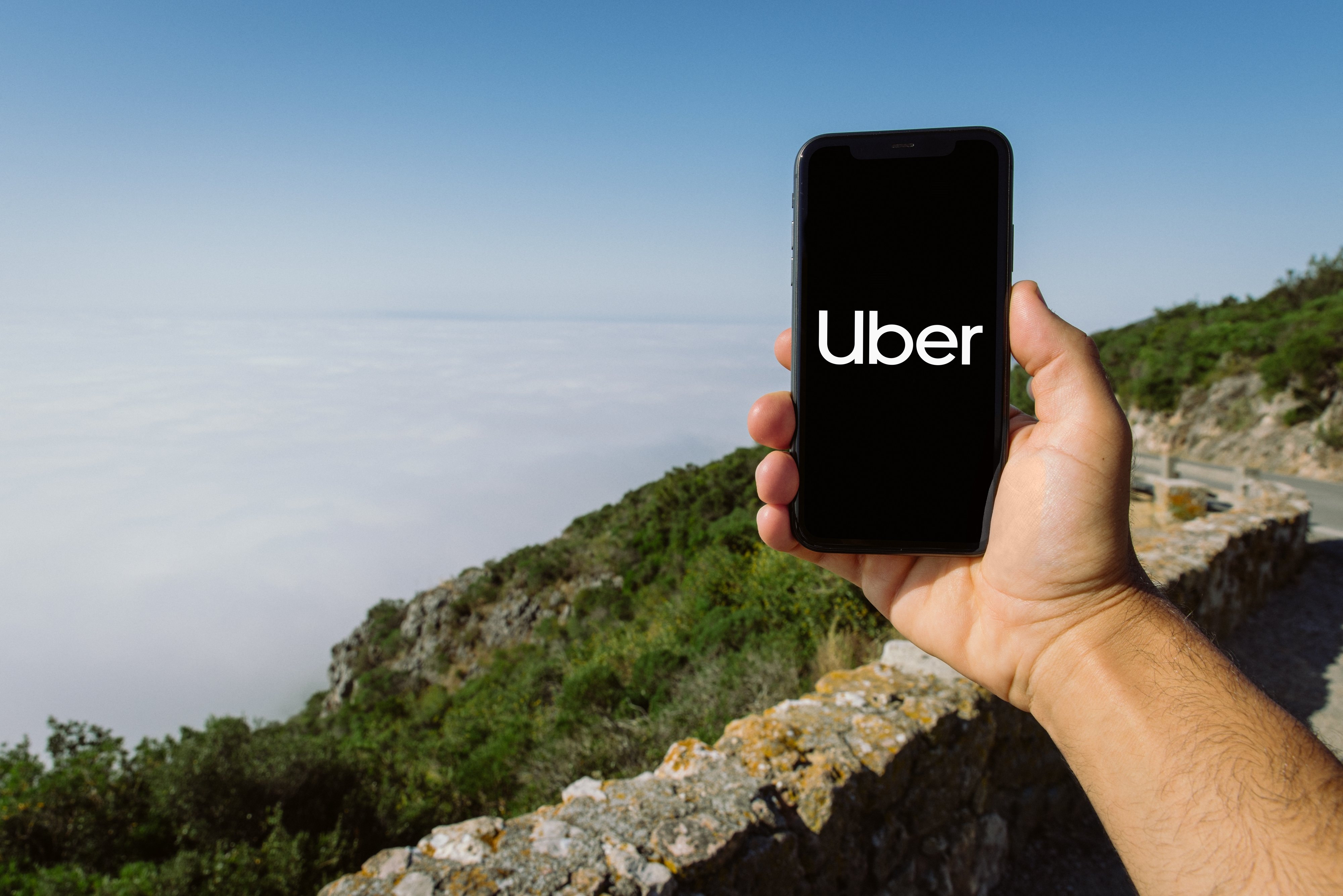 Uber app em serra