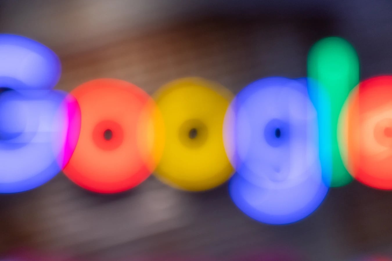 Google logo desfocado