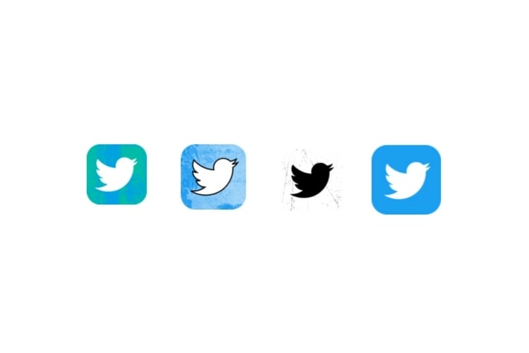 Twitter ios icones
