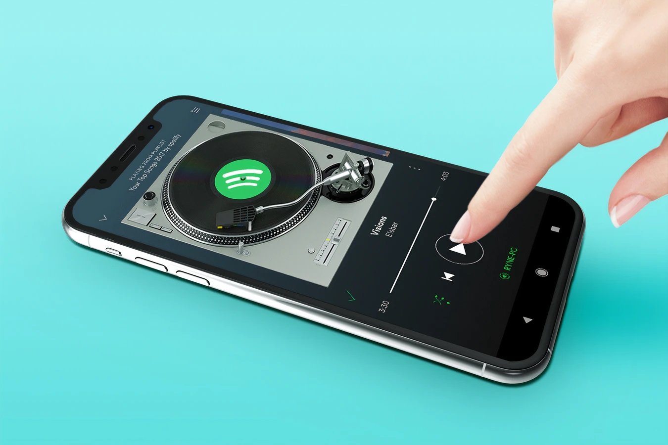 Spotify app smartphone