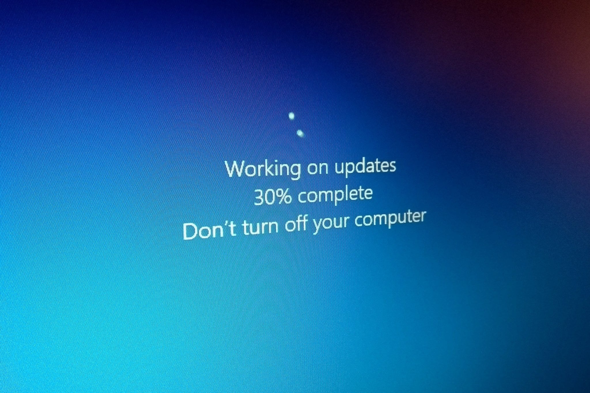 Windows 10 update
