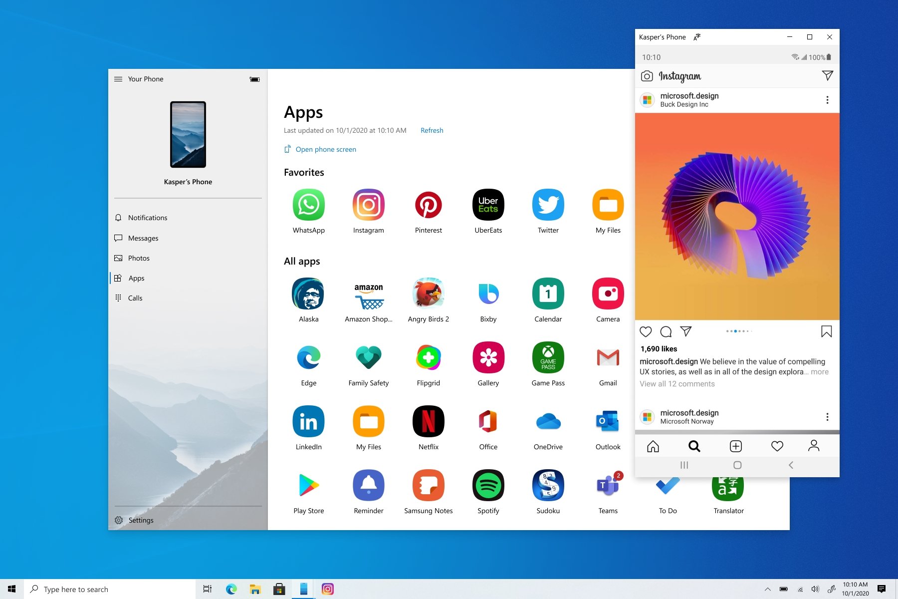 Windows 10 apps android smartphone