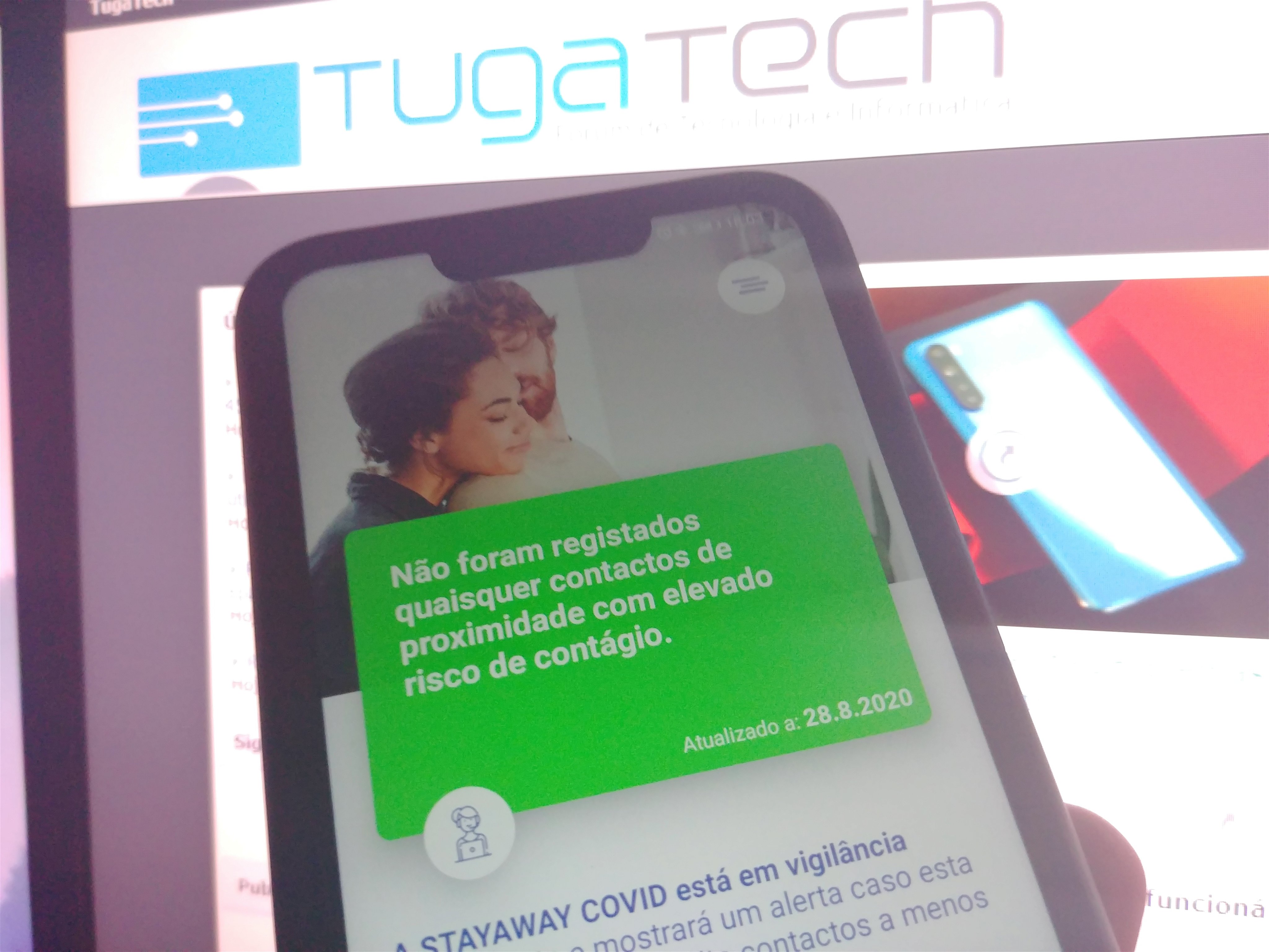 Aplicação contact tracing portugal