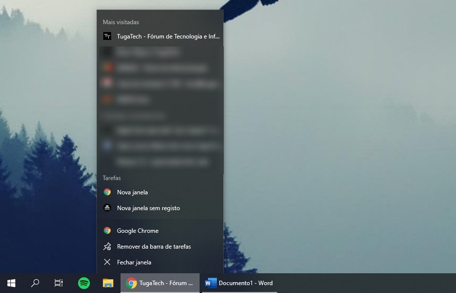 Windows 10 barra de tarefas