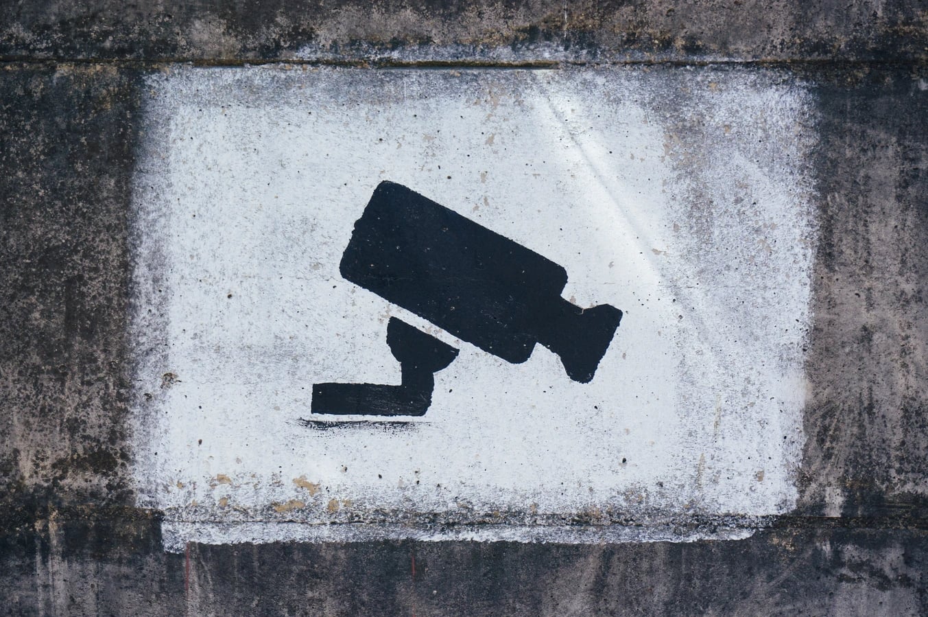 privacidade com câmara na parede