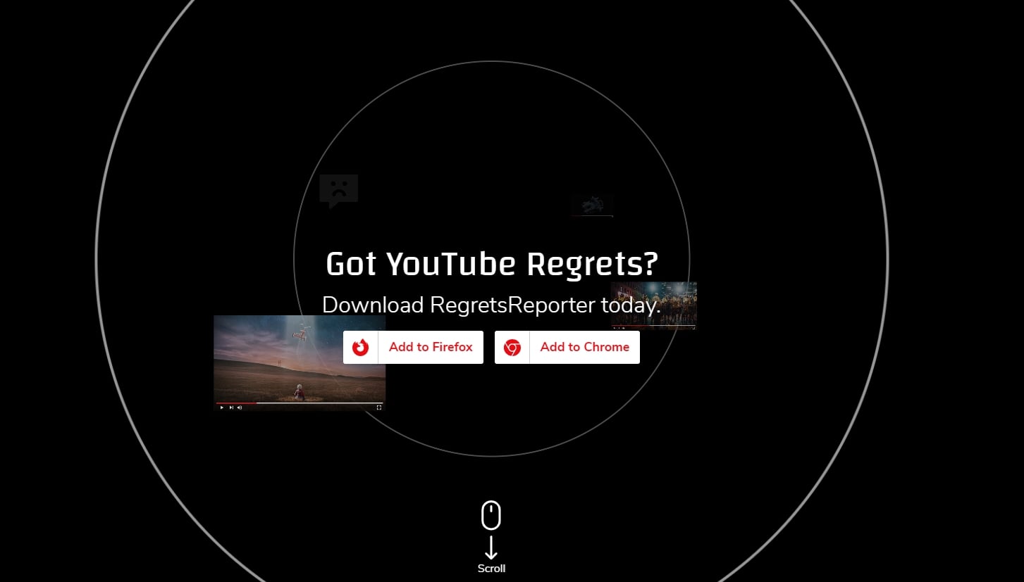 YouTube mozilla regrets