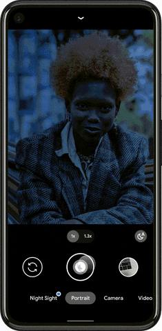 Modo escuro para selfies no pixel
