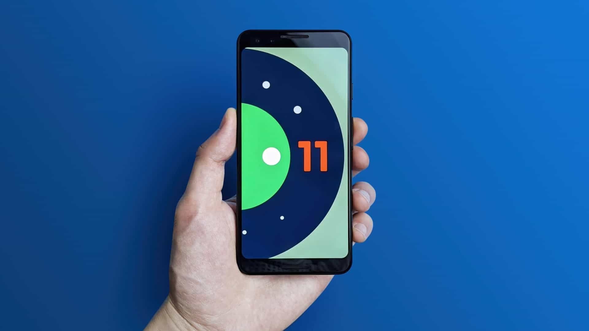 Android 11 smartphone