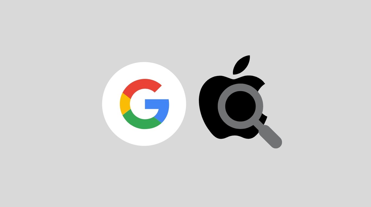 Apple e google em pesquisas