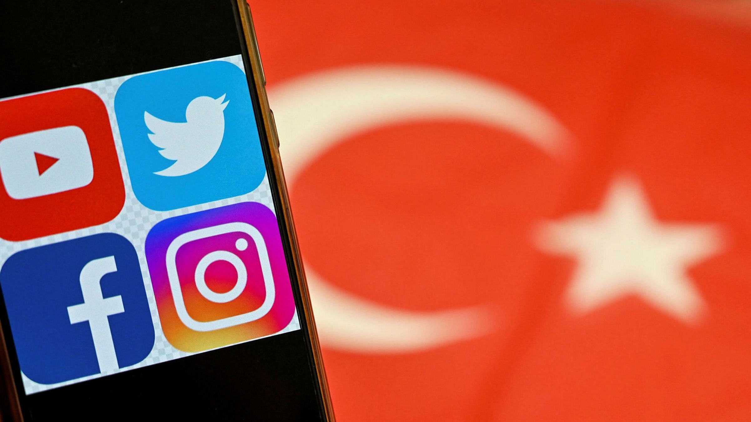 Redes sociais turquia