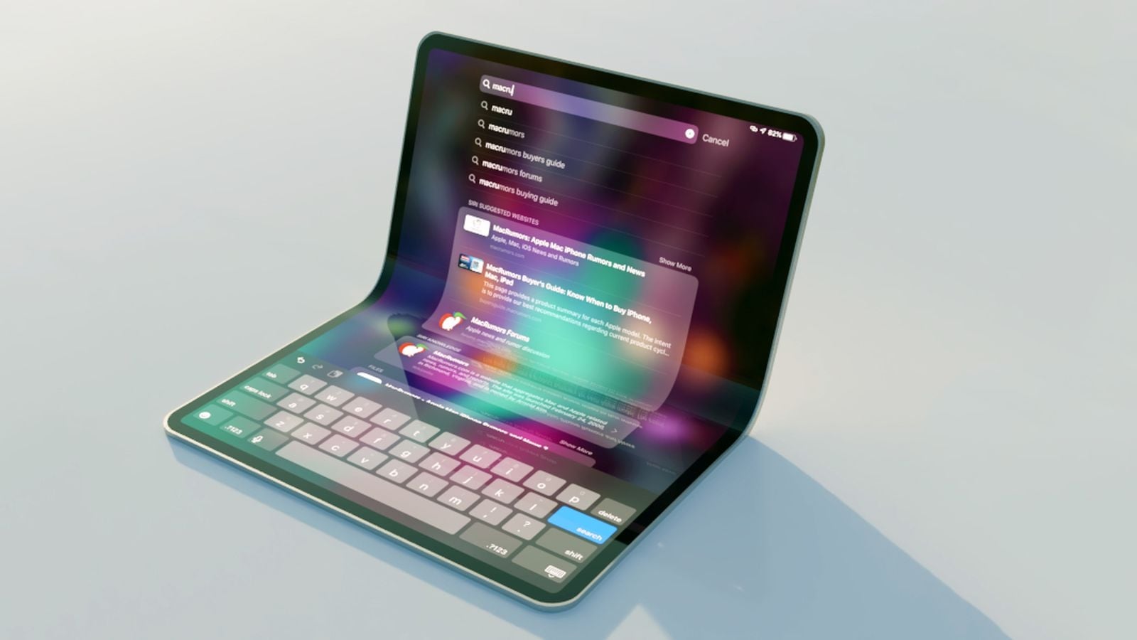 Apple smartphone dobrável