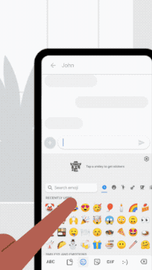 gboard emojis combinação