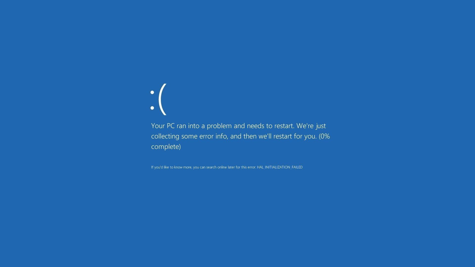 Windows 10 ecrã azul