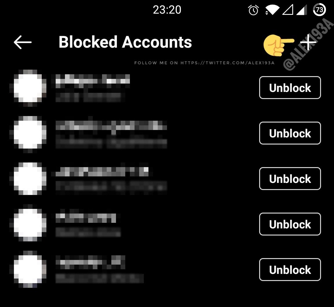 bloquear contas instagram em massa