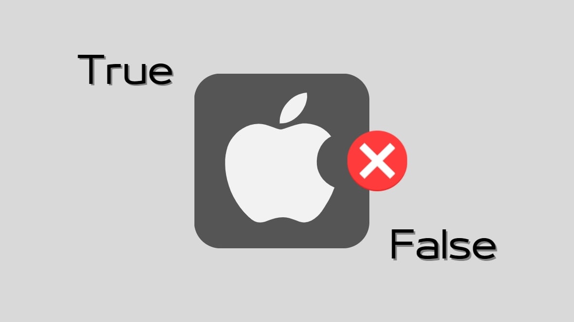 iCloud Apple True and false