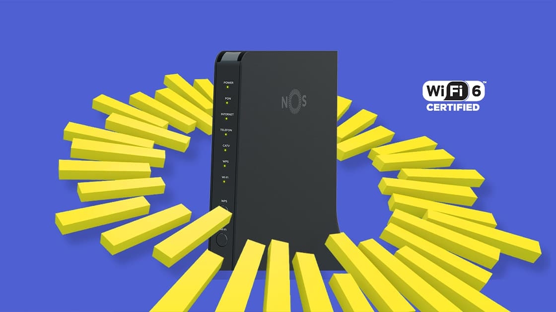 NOS GIGA router wi-fi 6