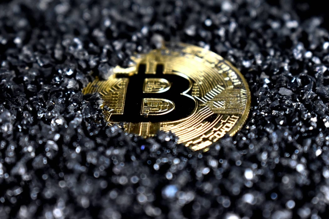 Bitcoin moeda a afundar