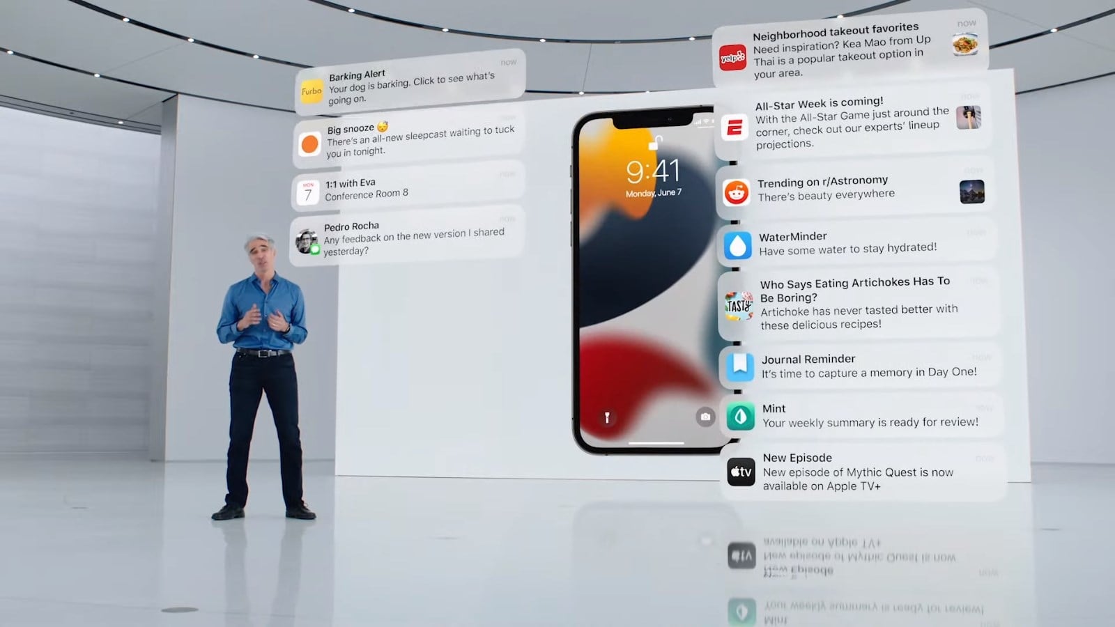 iOS 15 notificações