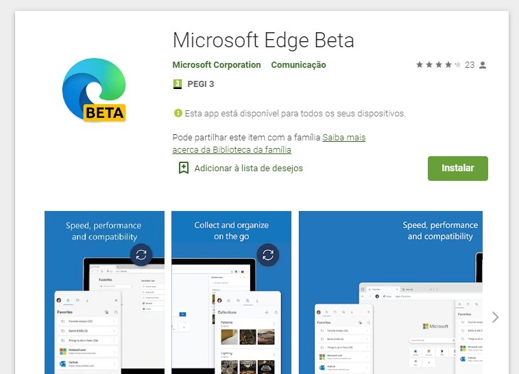 Microsoft Edge Beta