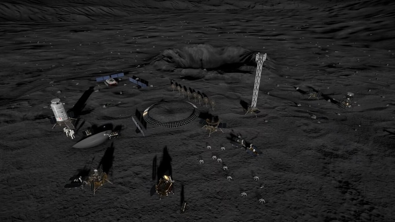 base lunar da china e russia