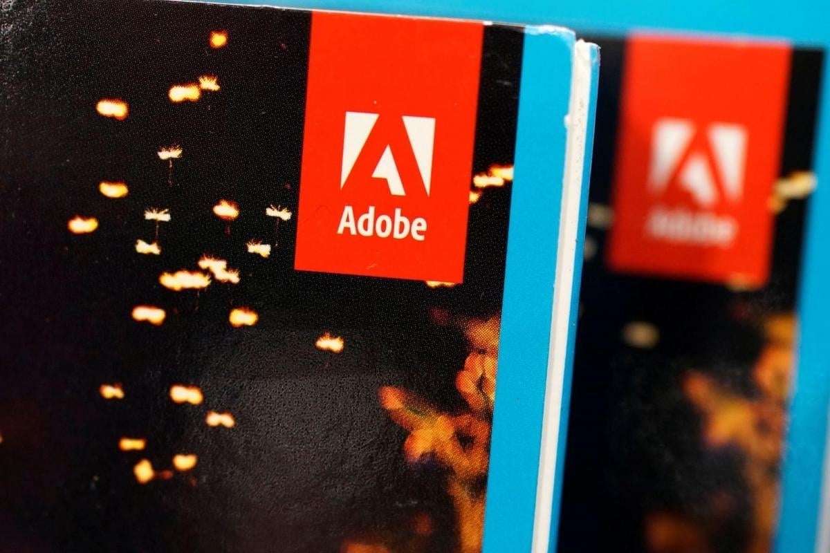 Adobe caixa de software