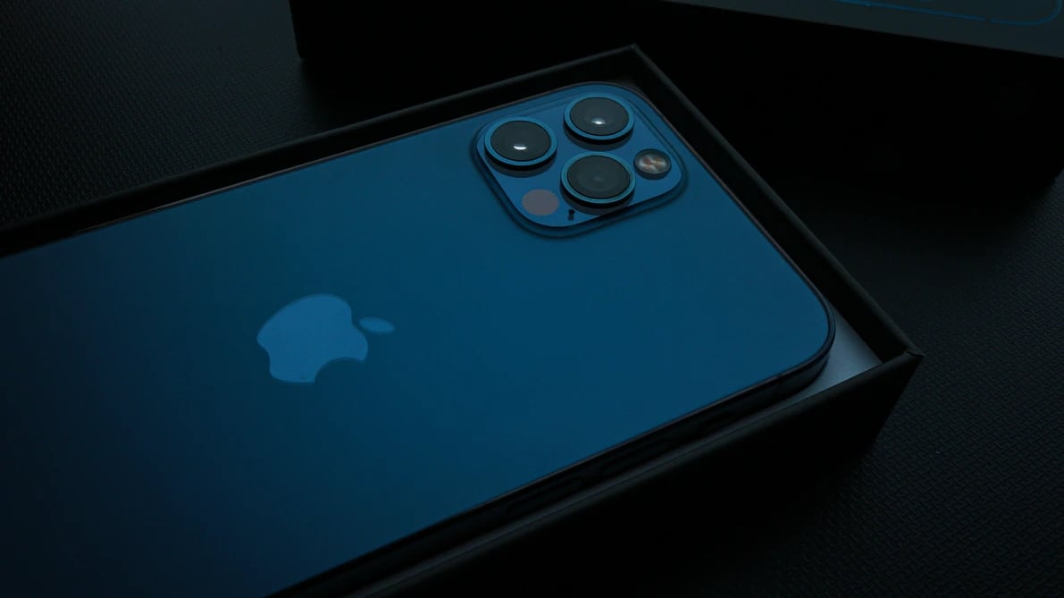 Apple iphone na caixa
