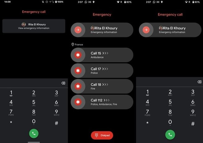 novo sistema para chamadas de emergência no Android 12