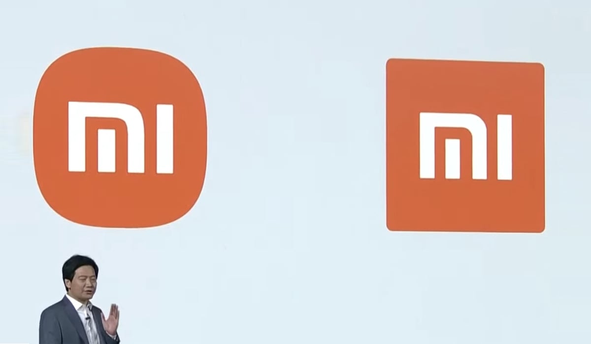 Xiaomi logo da empresa em painel