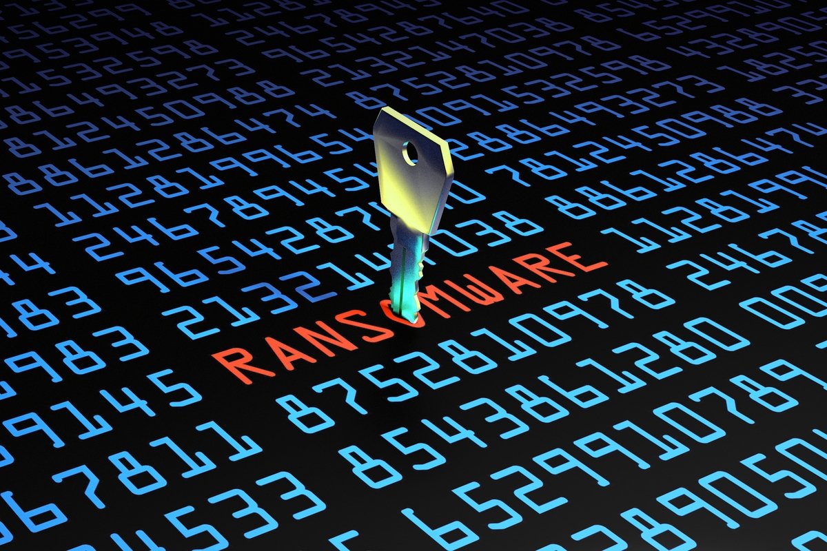 Ransomware com chave sobre codigo