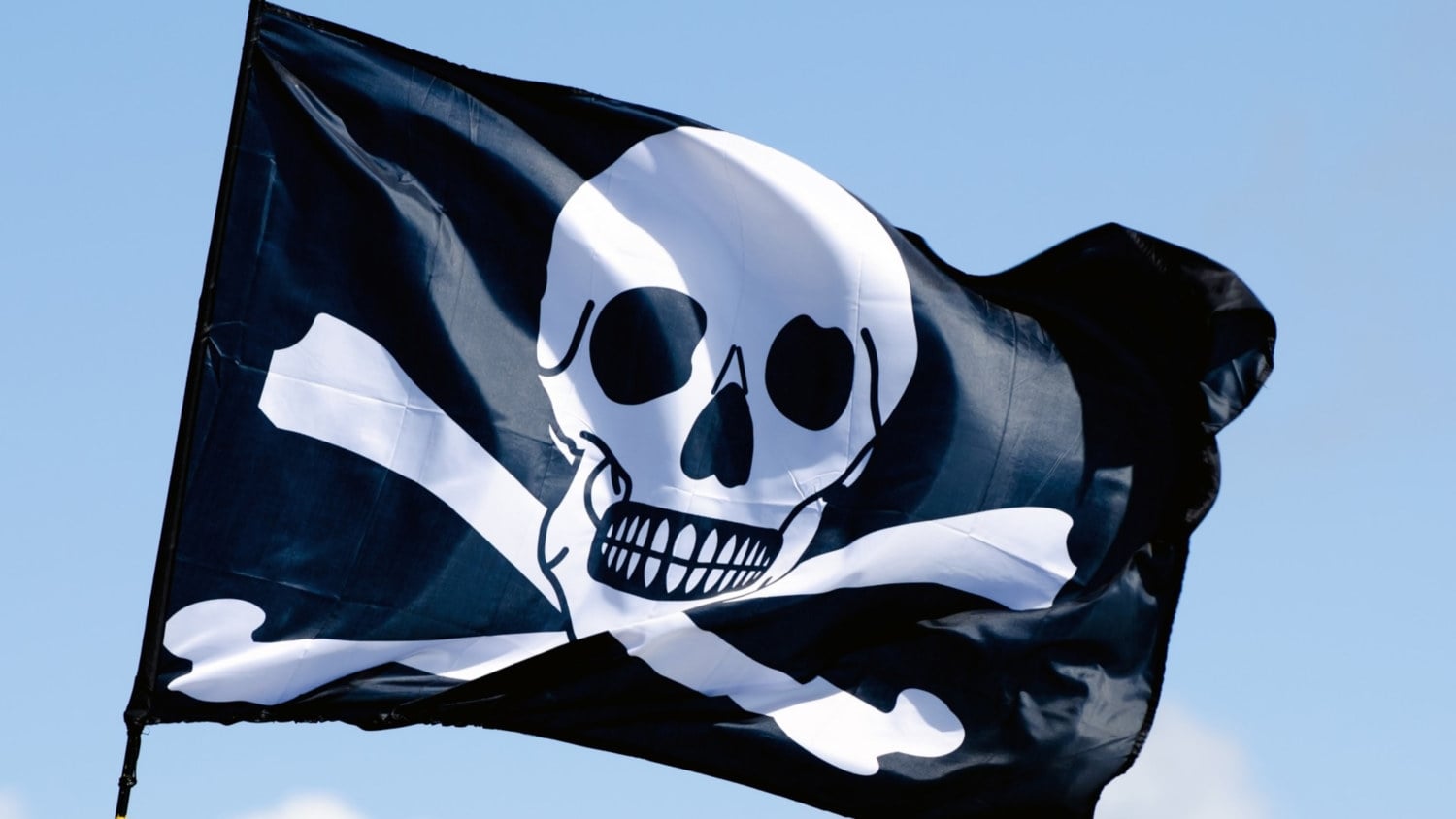 bandeira de pirataria