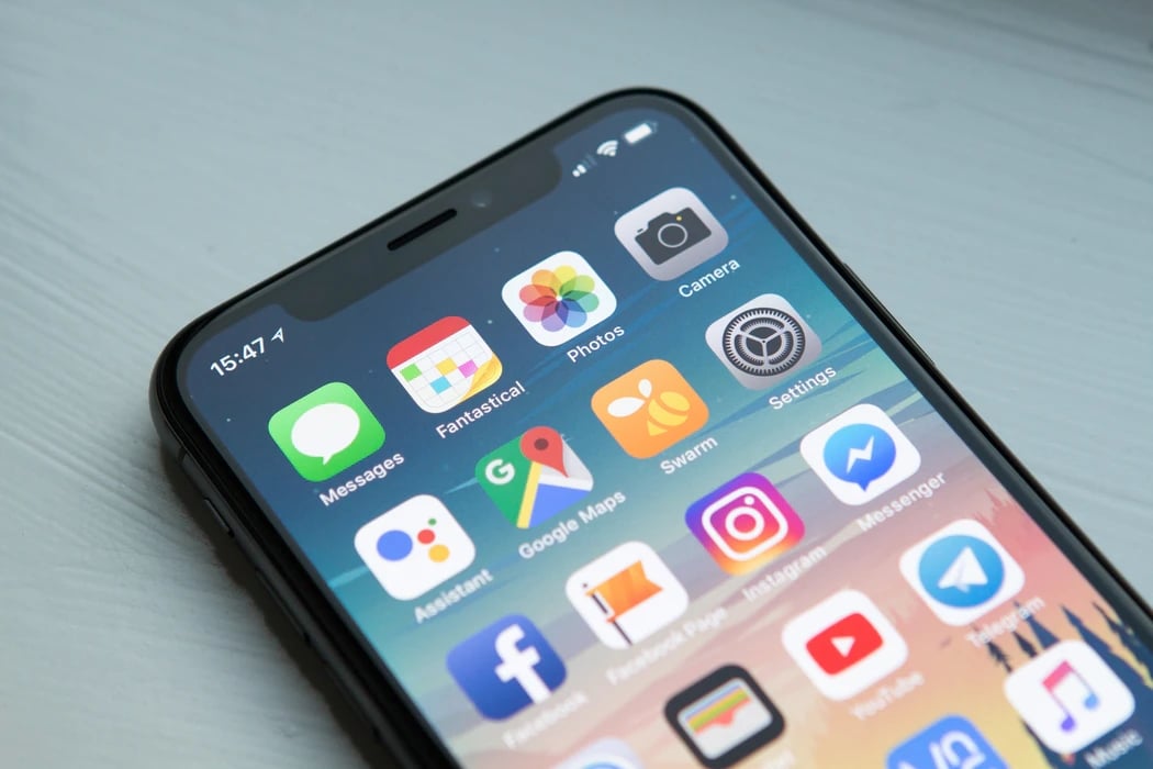 Apple iOS em smartphone