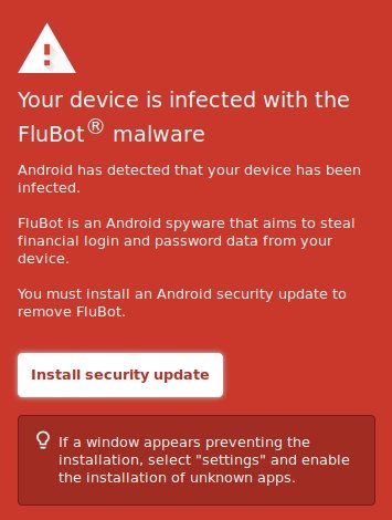 malware Android flubot