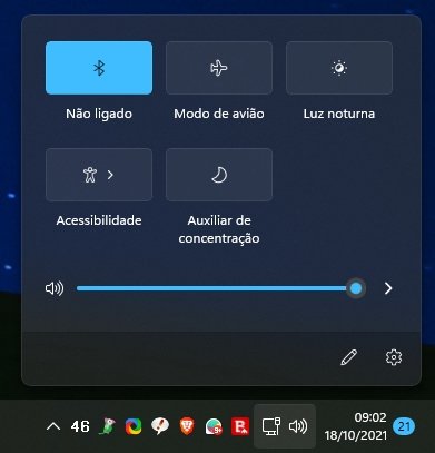 Windows 11 controlo de volume