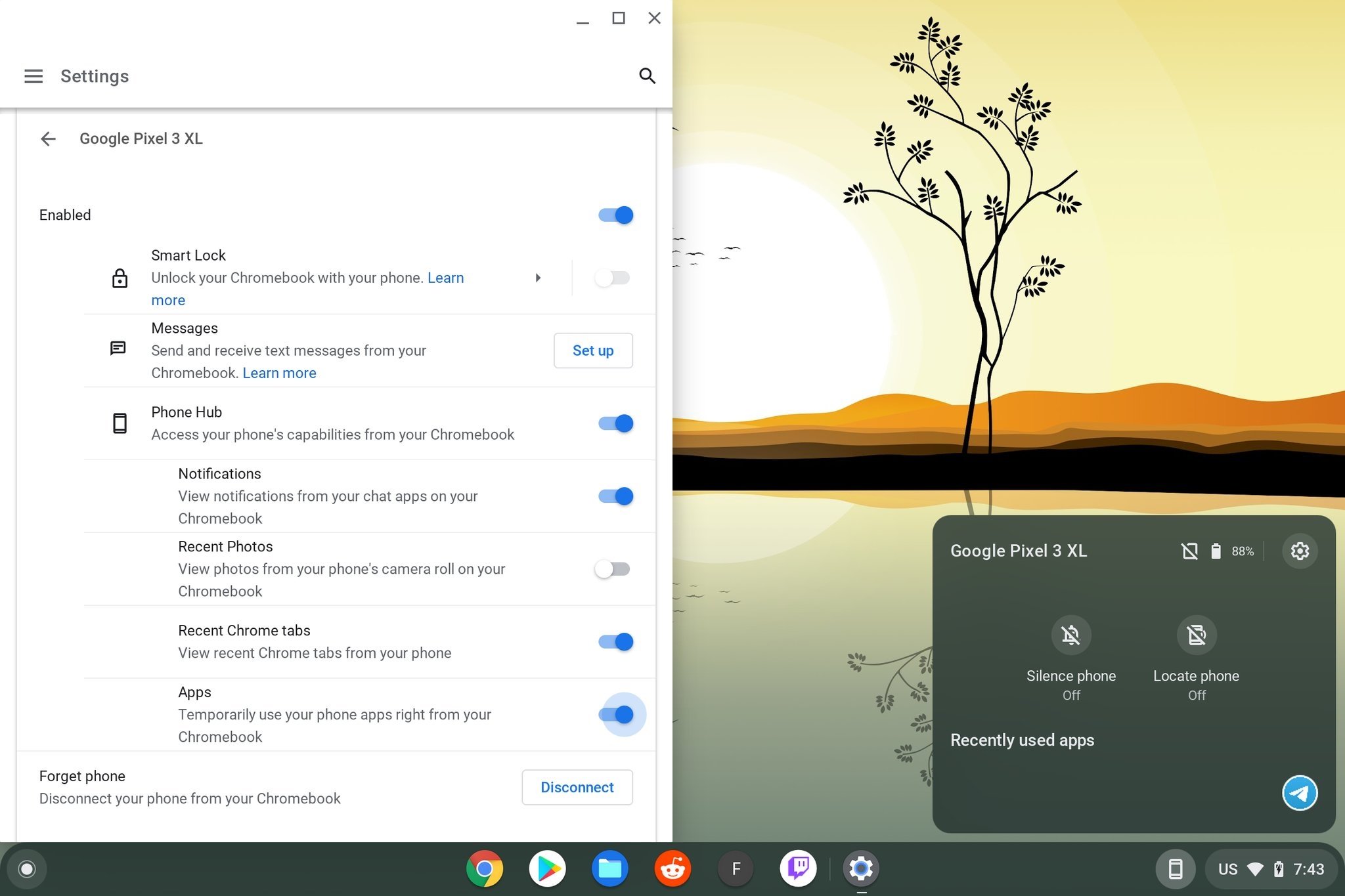 ChromeOS com suporte a apps do android