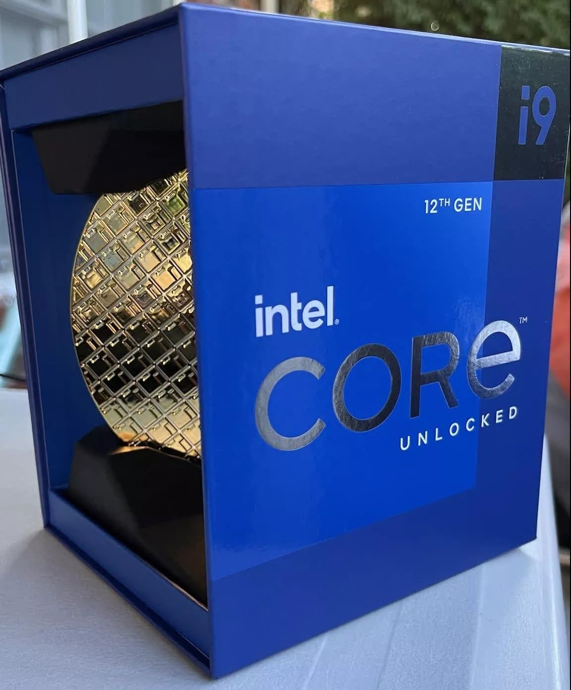 caixa do novo processador da intel 12900K