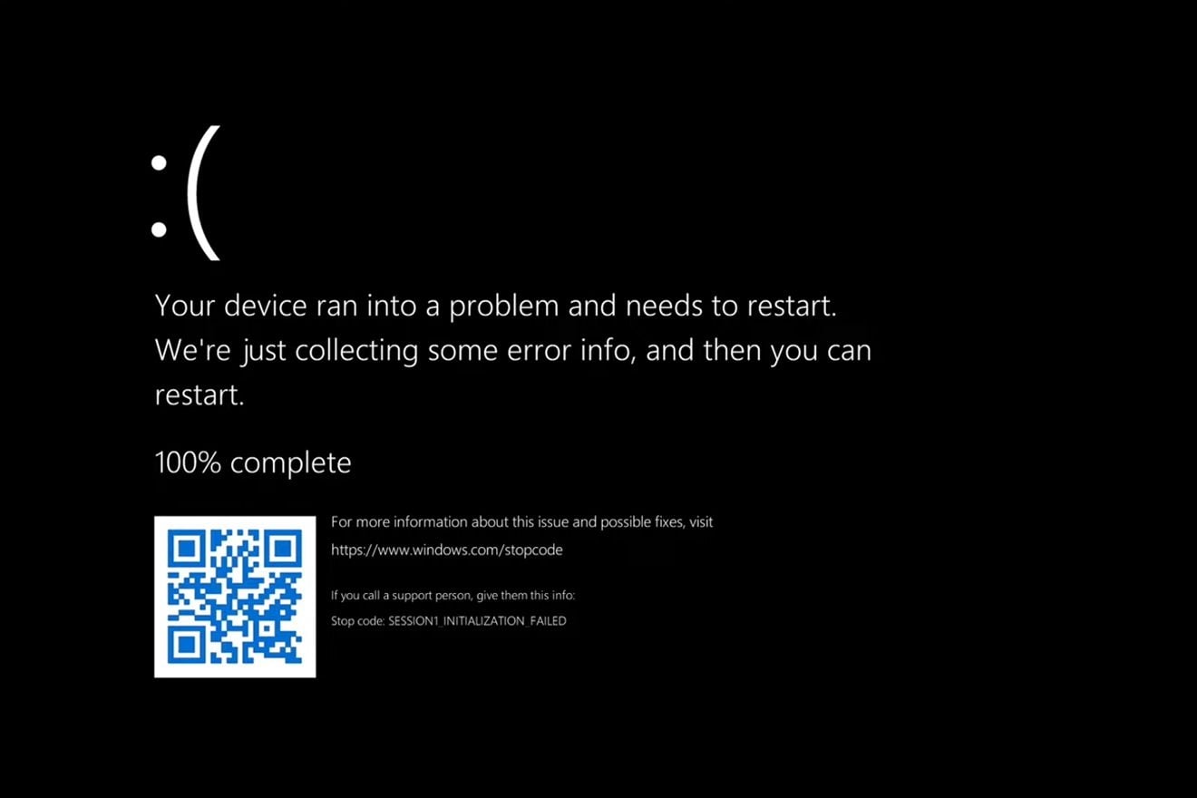 Windows 11 mensagem de erro