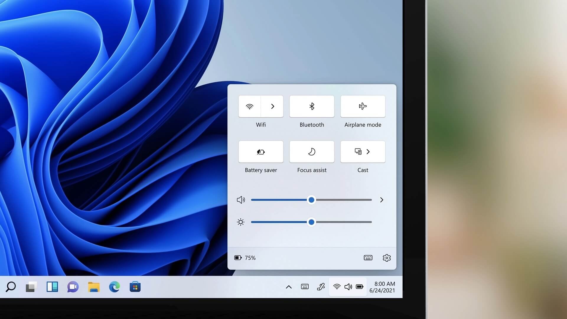 Interface do Windows 11