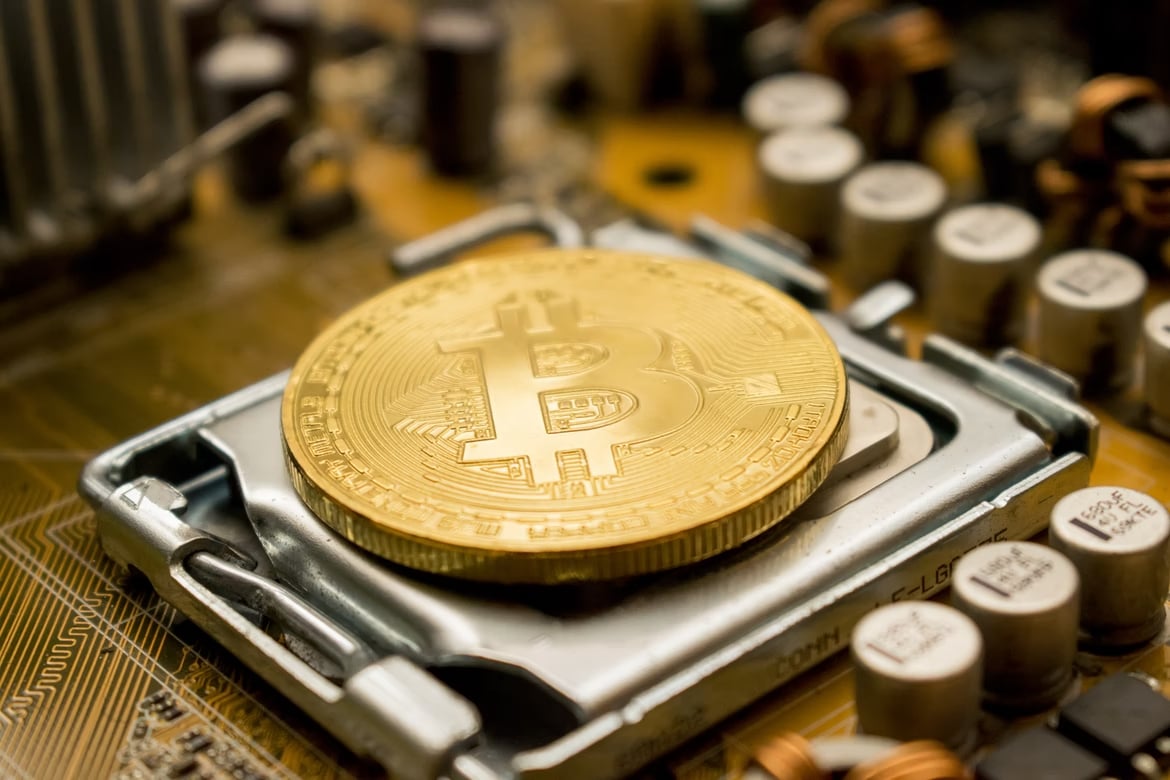 Bitcoin sobre um processador