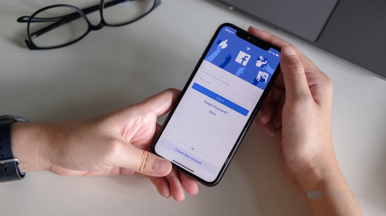 Facebook app de login