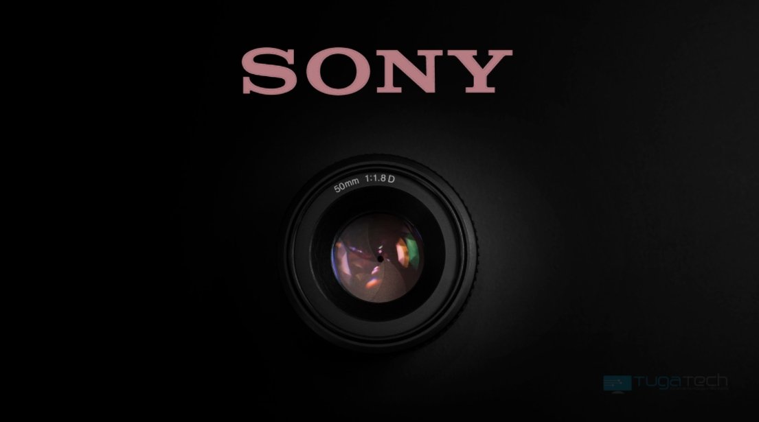 Sony logo em câmara
