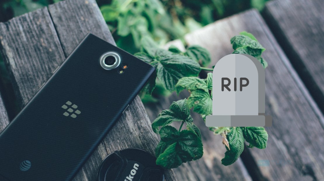 Blackberry smartphone RIP