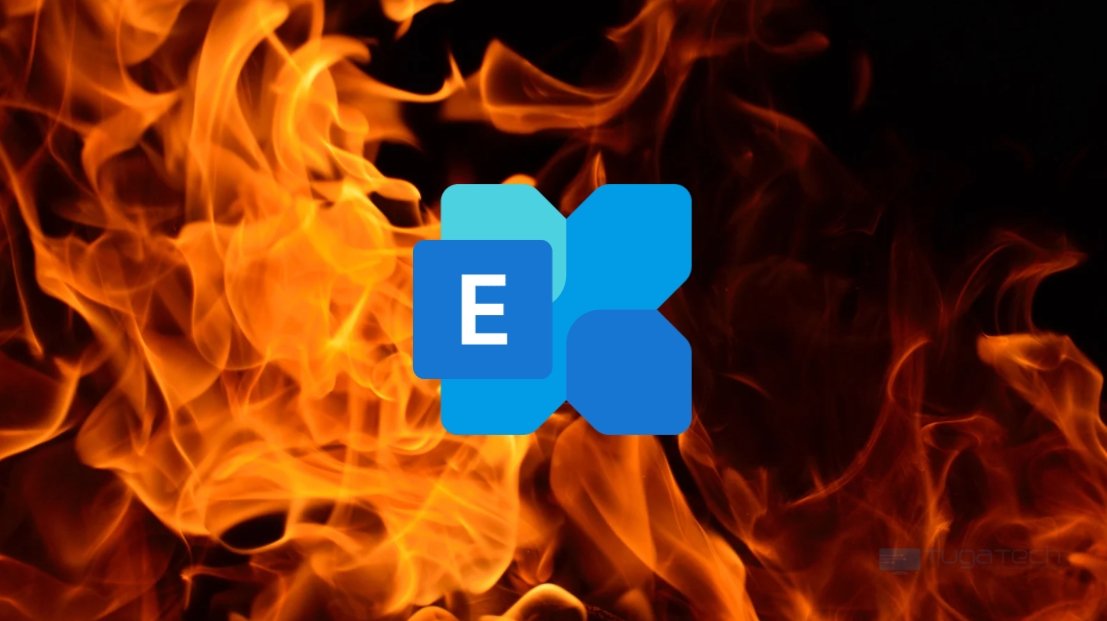 Microsoft exchange sobre fogo