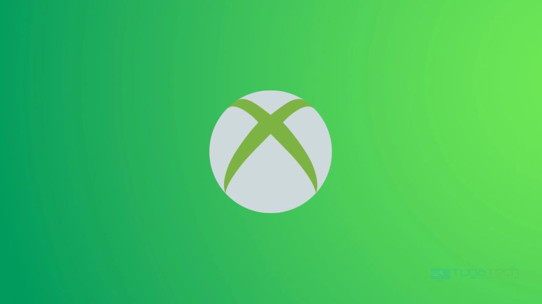 Xbox logo sobre fundo verde