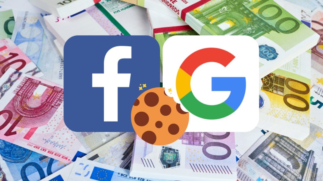 Google e Facebook com cookies